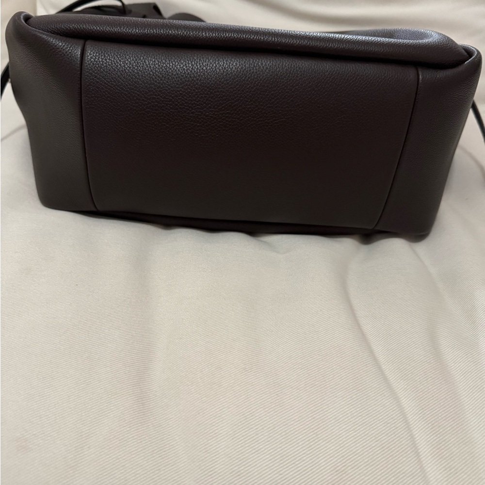 LIKE NEW! Tory Burch Romy Tote in Deep Brown - Picture 4 of 7